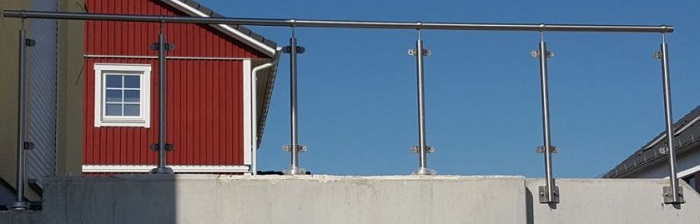 Geländer für Glasvorbereitung (ohne Glas)